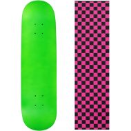 Moose Skateboard Deck Pro 7-Ply Canadian Maple NEON Green with Griptape