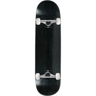 Moose Complete Skateboard Stained Black 8.5 Silver/White Assembled