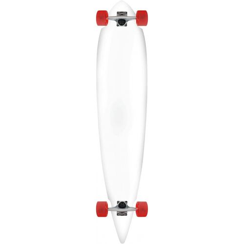  Moose Skateboards Moose Pintail 9.25 x 46 Cut-Out Longboard Dipped White Complete
