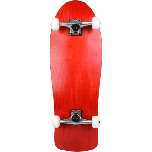  Moose Skateboards Old School 10 x 30 Stained Red Blank Skateboard Complete
