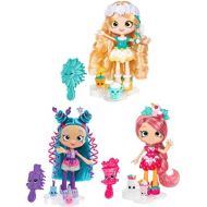 Moose Toys Shopkins Shoppies Girls Day Out Set of 3 Dolls Daisy Petals, Lucy Smoothie, Polli Polish