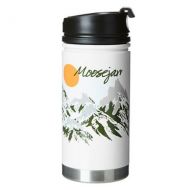 Moosejaw Mizu Two Tickets to Paradise 15 oz. Insulated Stainless Steel Bottle with Cafe Cap