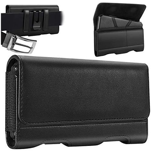  [아마존베스트]Mopaclle Galaxy Note 20 Ultra 5G Holster Case, Premium Leather Galaxy Note 10 Plus Belt Clip Case Holster Pouch Sleeve Phone Belt Holder for Samsung Galaxy Note 8 9/ Note 20 (Fits