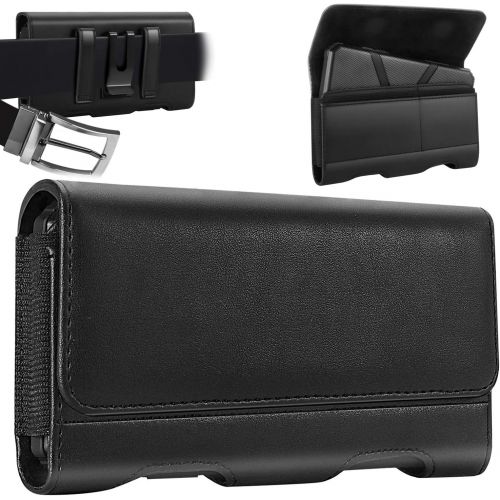  [아마존베스트]Mopaclle Galaxy Note 20 Ultra 5G Holster Case, Premium Leather Galaxy Note 10 Plus Belt Clip Case Holster Pouch Sleeve Phone Belt Holder for Samsung Galaxy Note 8 9/ Note 20 (Fits