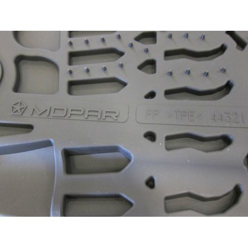  Mopar 2014-15 Jeep Wrangler JK Unlimited RHD Slush Floor Mats OEM