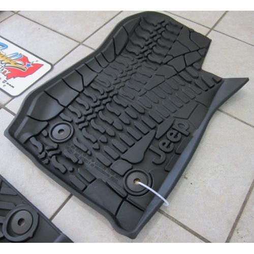  Mopar 2014-15 Jeep Wrangler JK Unlimited RHD Slush Floor Mats OEM