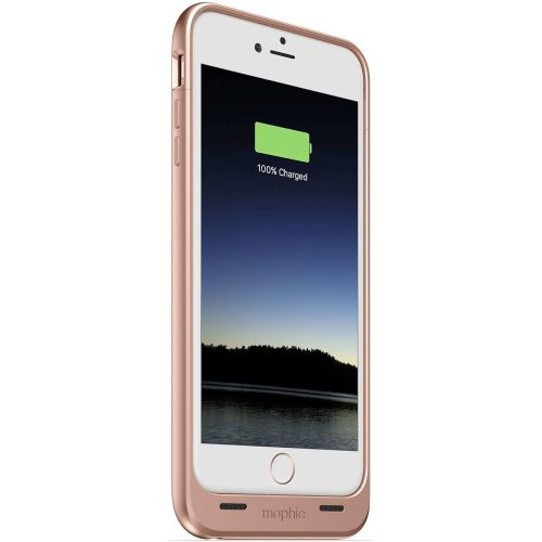  Mophie mophie juice pack for iPhone 6 Plus6s Plus (2,600mAh) - Gold and ZAGG InvisibleShield GlassPlus Screen Protector for Apple iPhone 7 Plus, iPhone 6s Plus, iPhone 6 Plus - Case Frie