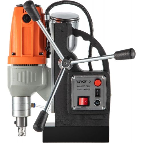  [아마존베스트]Mophorn 980W Magnetic Drill Press with 1-1/3 Inch (35mm) Boring Diameter Magnetic Drill Press Machine 2700 LBS Magnetic Force Magnetic Drilling System 680 RPM Portable Electric Mag