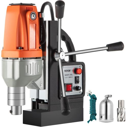  [아마존베스트]Mophorn 980W Magnetic Drill Press with 1-1/3 Inch (35mm) Boring Diameter Magnetic Drill Press Machine 2700 LBS Magnetic Force Magnetic Drilling System 680 RPM Portable Electric Mag