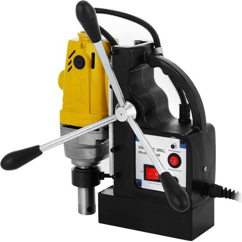  [아마존베스트]Mophorn 1100W Magnetic Drill Press with 1-1/2 Inch (40mm) Boring Diameter MD40 Magnetic Drill Press Machine 2810 LBS Magnetic Force Magnetic Drilling System 670 RPM Portable Electr