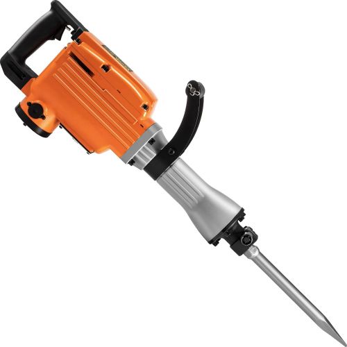  [아마존베스트]Mophorn 2200W Electric Demolition Hammer Heavy Duty Concrete Breaker 1400 BPM Jack Hammer Demolition Drills with Flat Chisel Bull Point Chisel (2200 W)