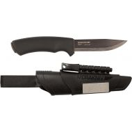 [아마존 핫딜] [아마존핫딜]Morakniv Bushcraft Carbon Steel Survival Knife with Fire Starter and Sheath, 4.3-Inch, Black
