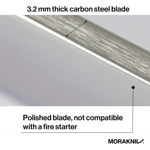  [아마존베스트]Morakniv Companion Heavy Duty Knife with Sandvik Carbon Steel Blade, 0.125/4.1-Inch
