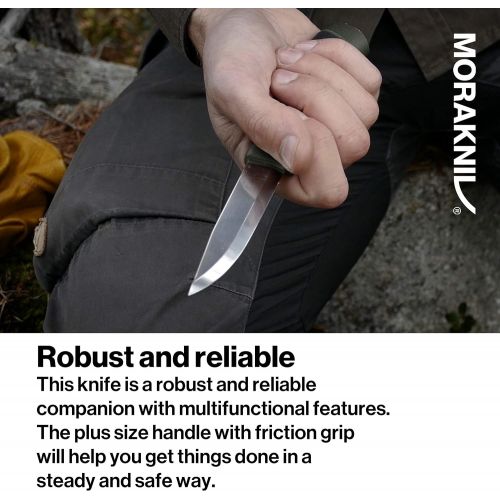  [아마존베스트]Morakniv Companion Heavy Duty Knife with Sandvik Carbon Steel Blade, 0.125/4.1-Inch