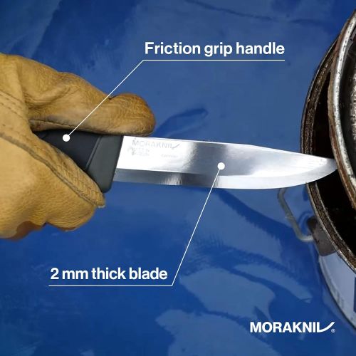  [아마존베스트]Morakniv Companion Heavy Duty Knife with Sandvik Carbon Steel Blade, 0.125/4.1-Inch