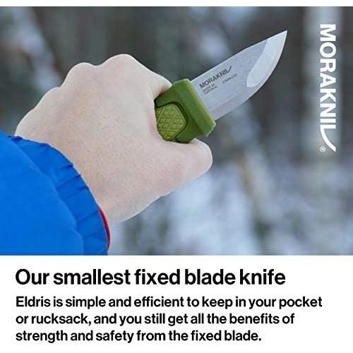 [아마존베스트]Morakniv Eldris Fixed-Blade Pocket-Sized Knife with Sandvik Stainless Steel Blade, Lanyard and Firestarter, 2.2-Inch