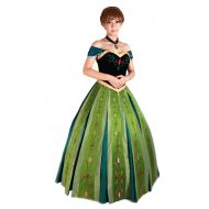 Mordarli Womens Frozen Princess Anna Dress Cosplay Costume Fancy Dress