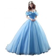 Mordarli Womens Cosplay Princess Dress Lolita Layered Party Costume Ball Gown