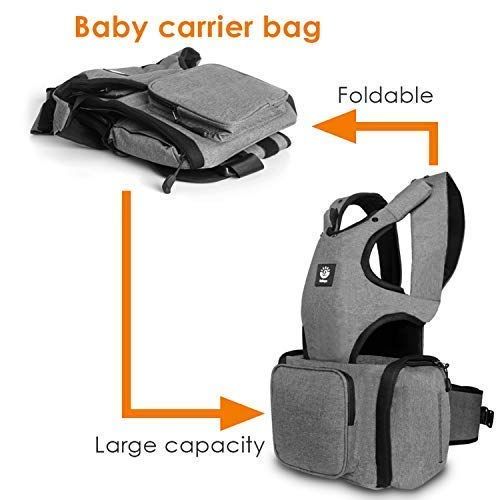  Baby Sling, Morden Fort Wearable Multifunction Backpack Carrier, Huge Capacity Toddler Sling