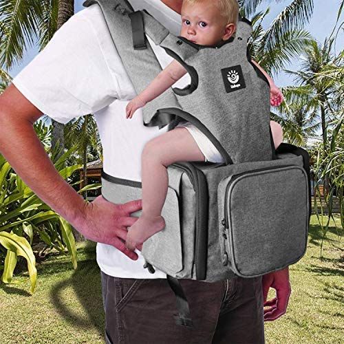  Baby Sling, Morden Fort Wearable Multifunction Backpack Carrier, Huge Capacity Toddler Sling