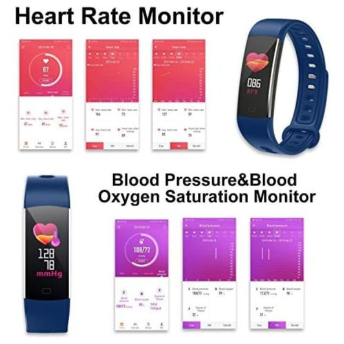  moreFit Kids Fitness Tracker with Heart Rate Monitor,Waterproof Activity Tracker Watch with 4 Sport Modes,Sleep Monitor Fitness Watch with Call & SMS Reminder Alarm Clock,Great Gif