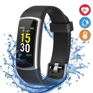 MoreFit moreFit Waterproof Activity Tracker, Fitness Tracker Color Screen Smart Watch, Blood Pressure Watch with Sleep Monitors, Heart Rate Calorie Pedometers Call/SMS Alert for Women Men