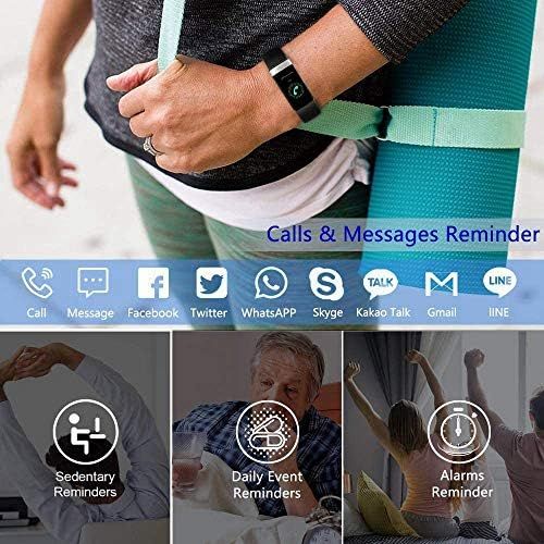  MorePro SpO2 Blood Oxygen Blood Pressure Heart Rate Monitor Waterproof Activity & Fitness Tracker Smart Watch with HRV Health Sleep Monitor Tracker for Android iOS Women Men