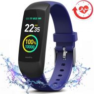MorePro HRV Fitness Tracker with Heart Rate Blood Oxygen Saturation Monitor SpO2, Waterproof Color Screen Activity Health Trackers with Sleep Tracking Calorie Step Counter Pedomete