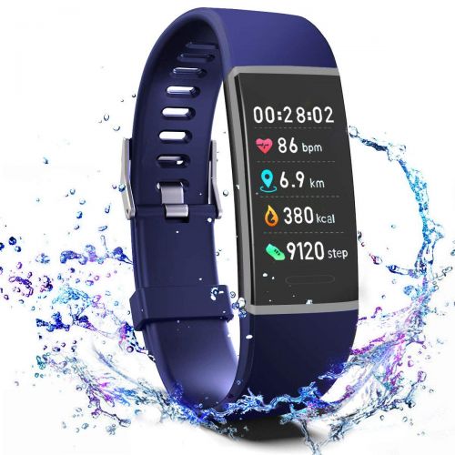  MorePro X-Core Fitness Tracker HR, Waterproof Color Screen Activity Tracker with Heart Rate Blood Pressure Monitor, Smart Wristband Pedometer Watch with Step Calories Counter