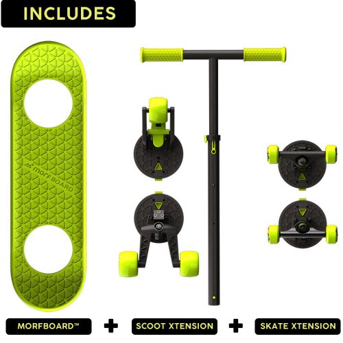  Morfboard MorfBoard Skate & Scoot Combo Set includes Board + Scoot Xtension + Skate Xtension