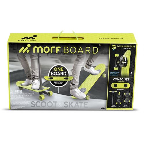  Morfboard MorfBoard Skate & Scoot Combo Set includes Board + Scoot Xtension + Skate Xtension