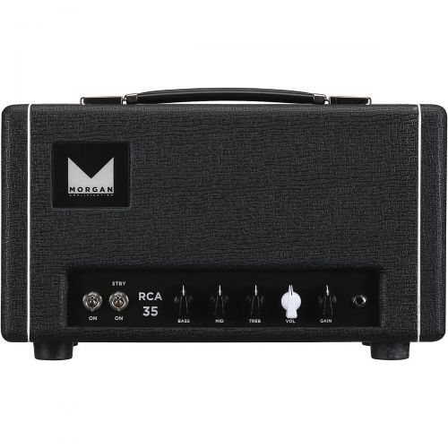  Morgan Amplification},description:The Morgan RCA35 was designed around a special output transformer that is equally happy with 6L6s or 6V6s or EL34s or KT66s or KT77s or 6CA7s. The