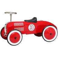 Morgan Cycle Stripe Racer Foot to Floor Childs Ride On Car, Red