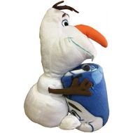 [아마존베스트]Disney Frozen Olaf Plush Figurine Doll Hugger and Blanket Throw Gift Set