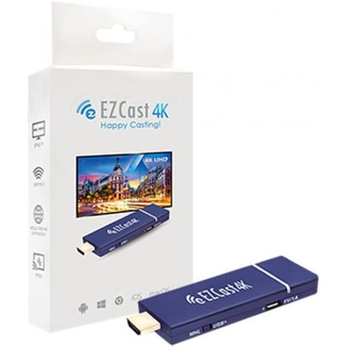  Morjava D2 EZCast 4K x 2K 1080P HDMI WiFi Display Dongle Receiver 2.4G5G Dual Band H.265 4K Decoding Stick Support MiraCast AirPlay DLNA