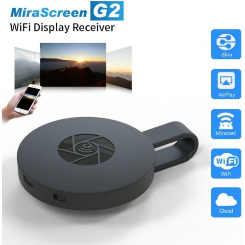  Morjava D2 EZCast 4K x 2K 1080P HDMI WiFi Display Dongle Receiver 2.4G5G Dual Band H.265 4K Decoding Stick Support MiraCast AirPlay DLNA