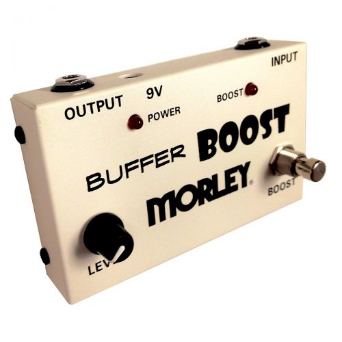  Morley},description:The Morley Buffer Boost Pedal is perfect for any player that needs a little boost from time to time. Its TrueTone Buffer circuit maintains level and tone, bring