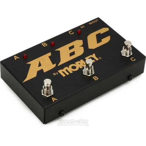  Morley Gold Series ABC 3-button Switcher/Combiner Pedal