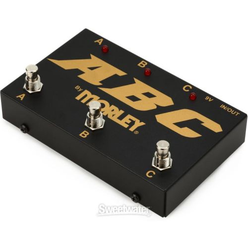  Morley Gold Series ABC 3-button Switcher/Combiner Pedal