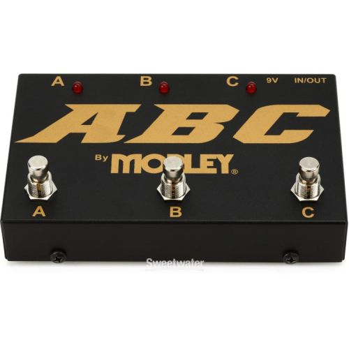  Morley Gold Series ABC 3-button Switcher/Combiner Pedal