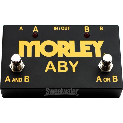  Morley Gold Series ABY 2-button Switcher/Combiner Pedal Demo