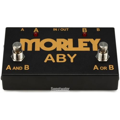  Morley Gold Series ABY 2-button Switcher/Combiner Pedal Demo