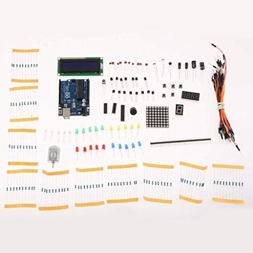  Morovan Ultimate Uno Project Super Starter DIY Beginner Kit + Bread Board for Arduino