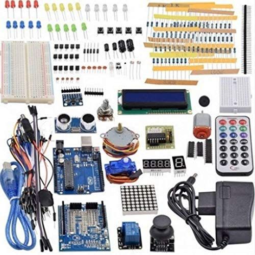  Morovan Ultimate Uno Project Super Starter DIY Beginner Kit + Bread Board for Arduino