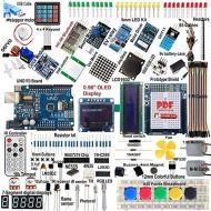 Morovan Ultimate UNO R3 Starter Kit for Arduino OLED SPI Bluetooth LCD1602 PIR RTC Parts