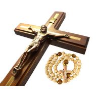 /MorozWoodwork Handmade Wall Cross Wooden Cross Wall Crucifix Catholic Cross Wooden Crucifix Orthodox Christian Cross Religious Catholic Art Gifts Decor