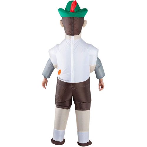  할로윈 용품Morph Mens Lederhosen Pick Me Up Inflatable Costume - Great Illusion Fancy Dress Outfit One Size fits Most