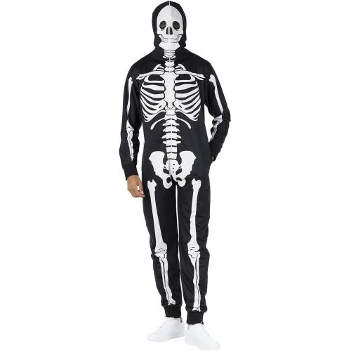  할로윈 용품Morph Costumes Men Skeleton Jumpsuit Costume, Halloween Costume Men Available in Sizes M, L, XL, XXL