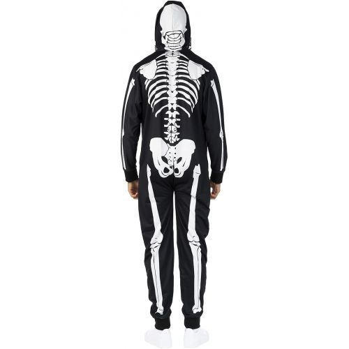  할로윈 용품Morph Costumes Men Skeleton Jumpsuit Costume, Halloween Costume Men Available in Sizes M, L, XL, XXL