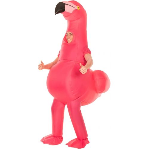  할로윈 용품Morph Giant Inflatable Flamingo Halloween Animal Bird Costume for Adults